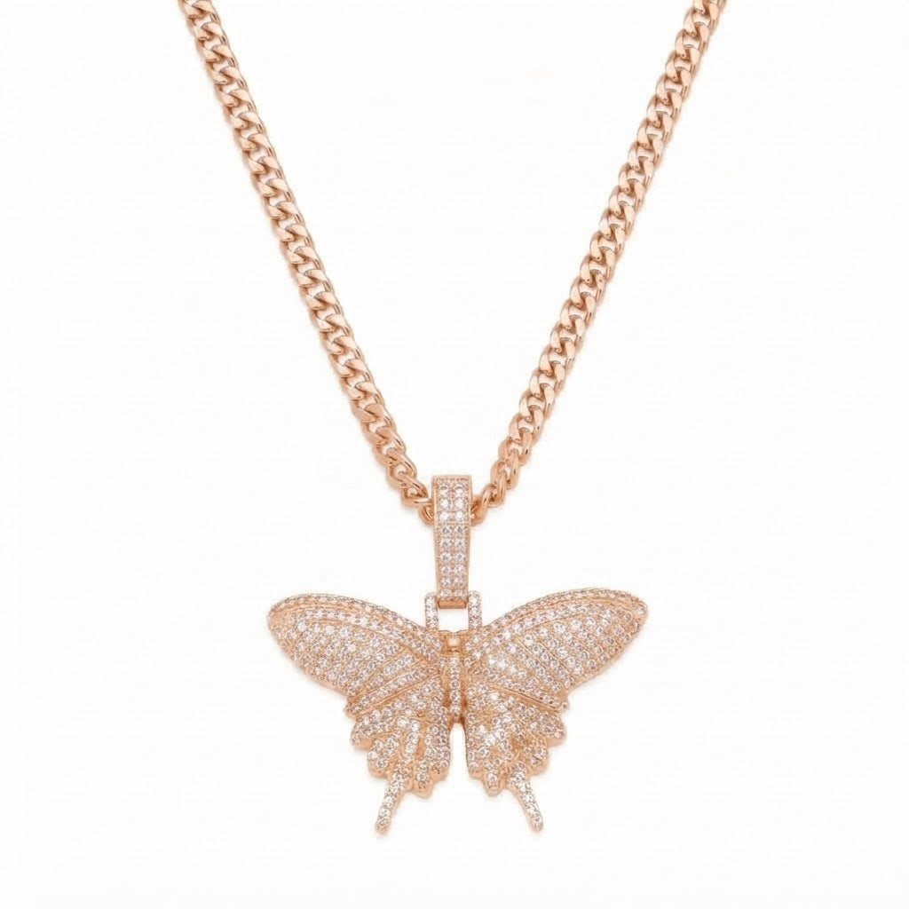 Butterfly Burst Pendant for 925 Sterling Silver