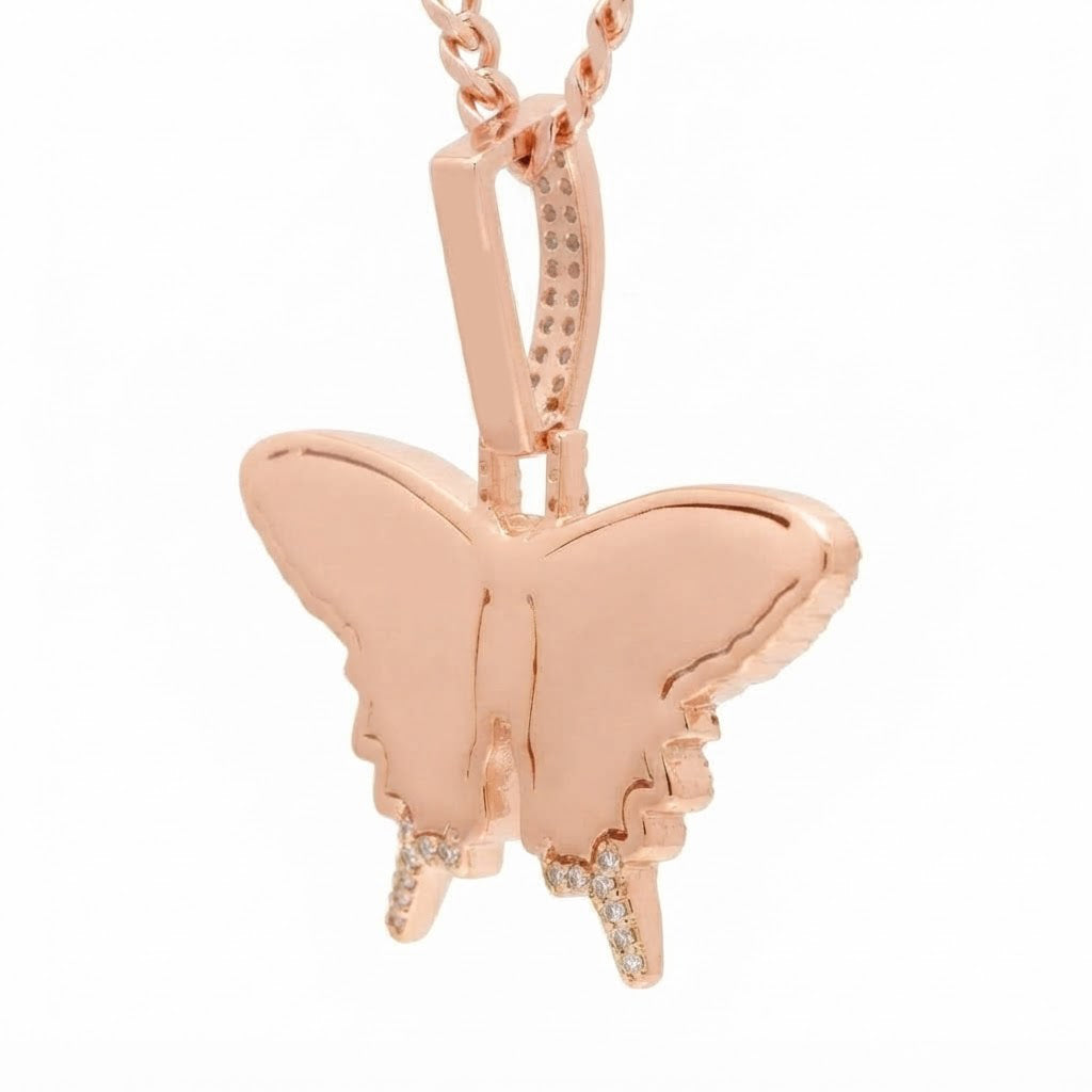Butterfly Burst Pendant for 925 Sterling Silver