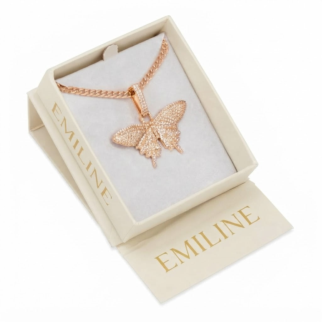Butterfly Burst Pendant for 925 Sterling Silver