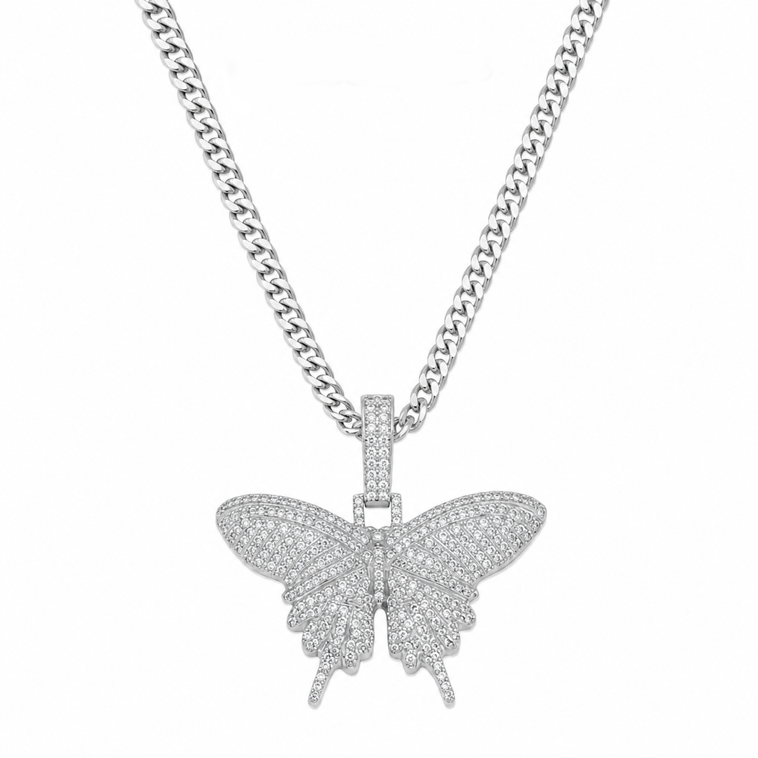 Butterfly Burst Pendant for 925 Sterling Silver