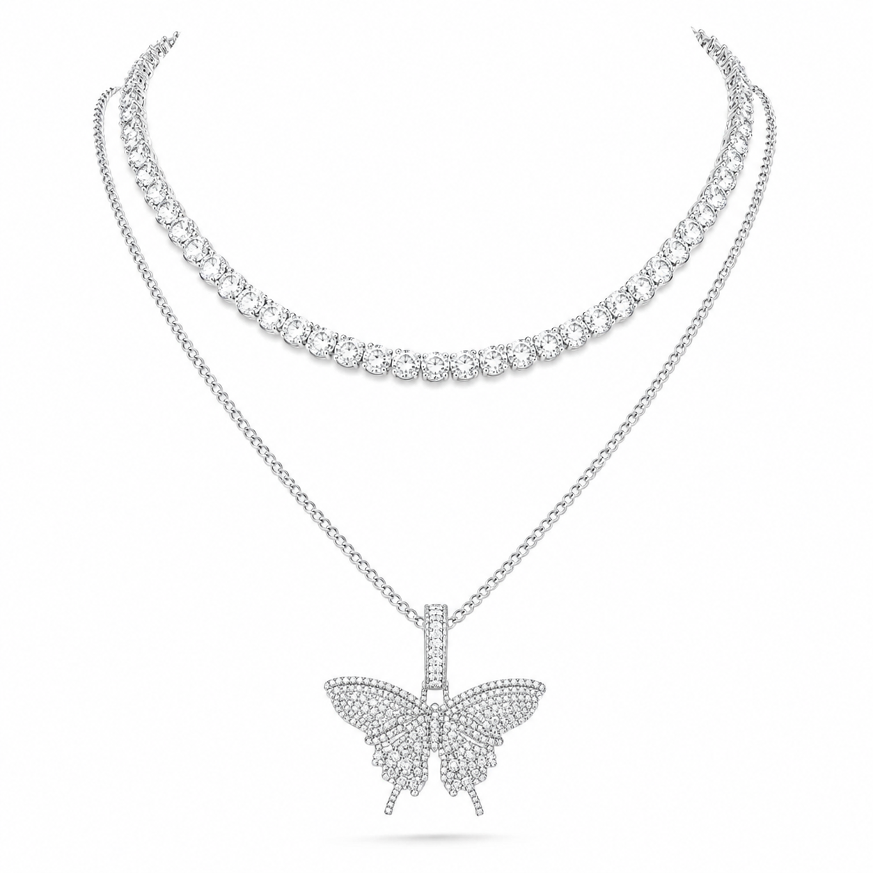 Butterfly Burst Pendant for 925 Sterling Silver