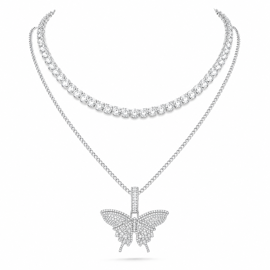 Butterfly Burst Pendant for 925 Sterling Silver