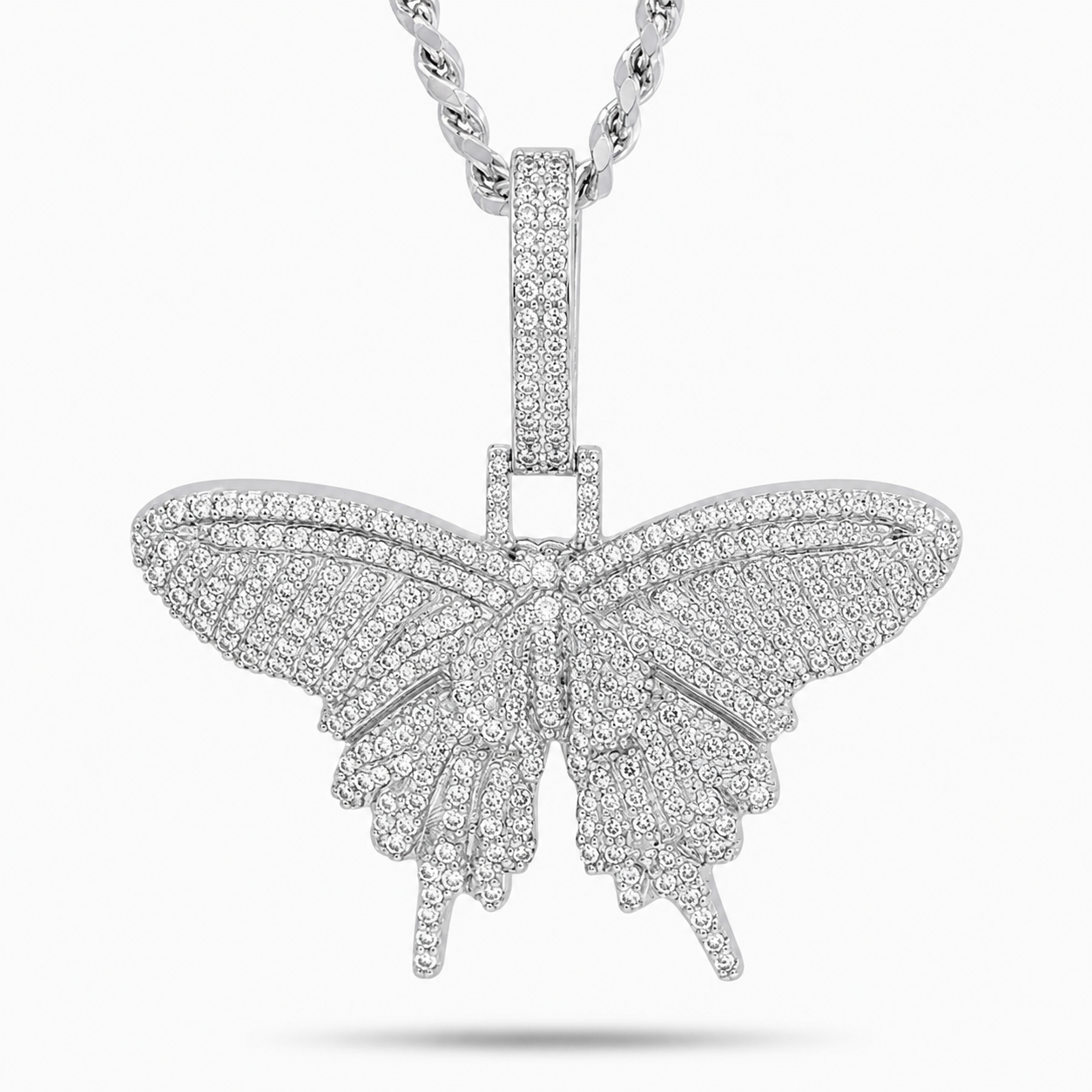 Butterfly Burst Pendant for 925 Sterling Silver
