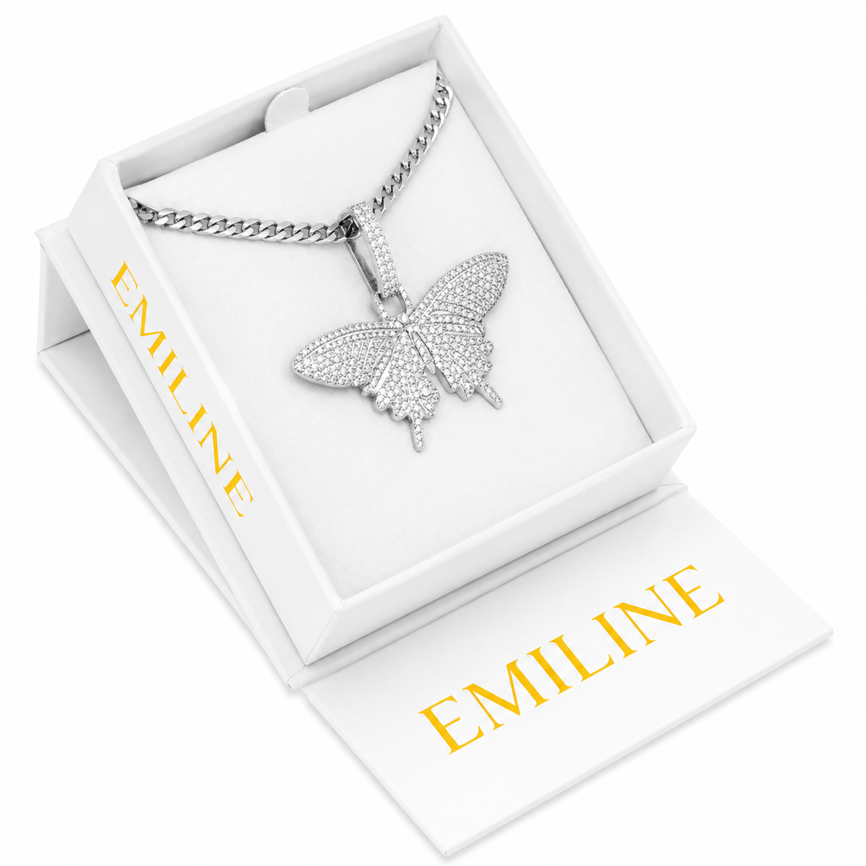Butterfly Burst Pendant for 925 Sterling Silver