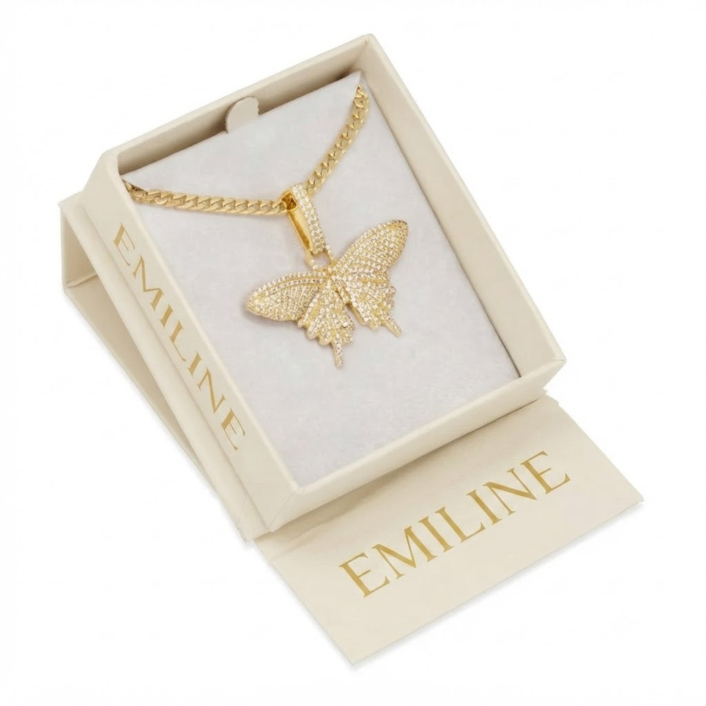 Butterfly Burst Pendant for 925 Sterling Silver