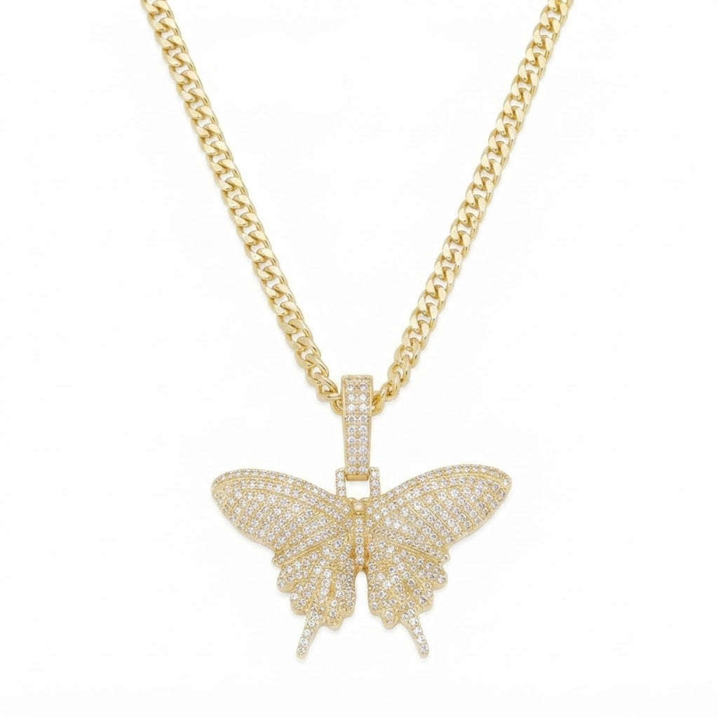 Butterfly Burst Pendant for 925 Sterling Silver