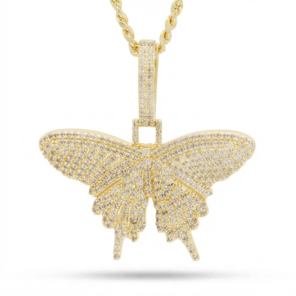 Butterfly Burst Pendant for 925 Sterling Silver