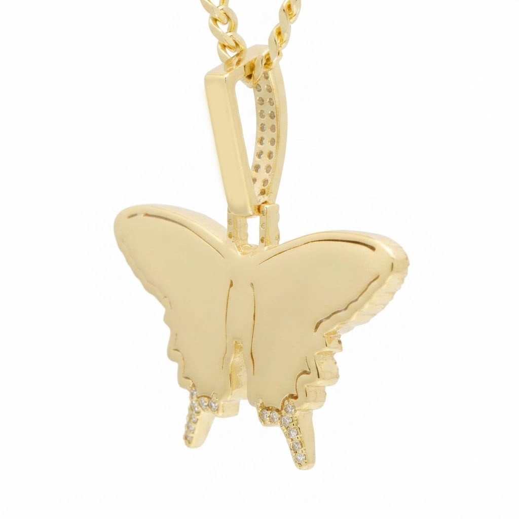 Butterfly Burst Pendant for 925 Sterling Silver
