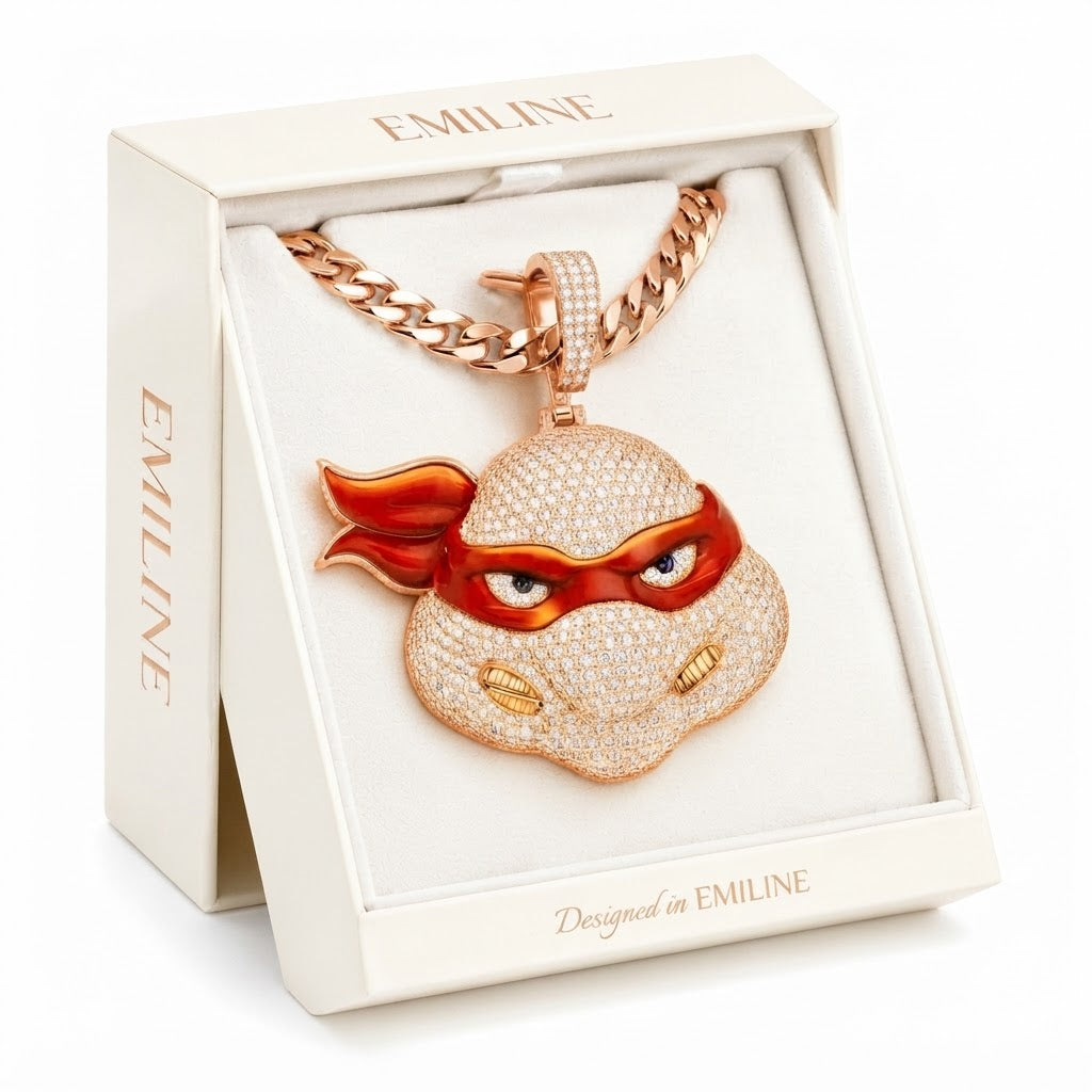 Ninja Turtle Face Pendant