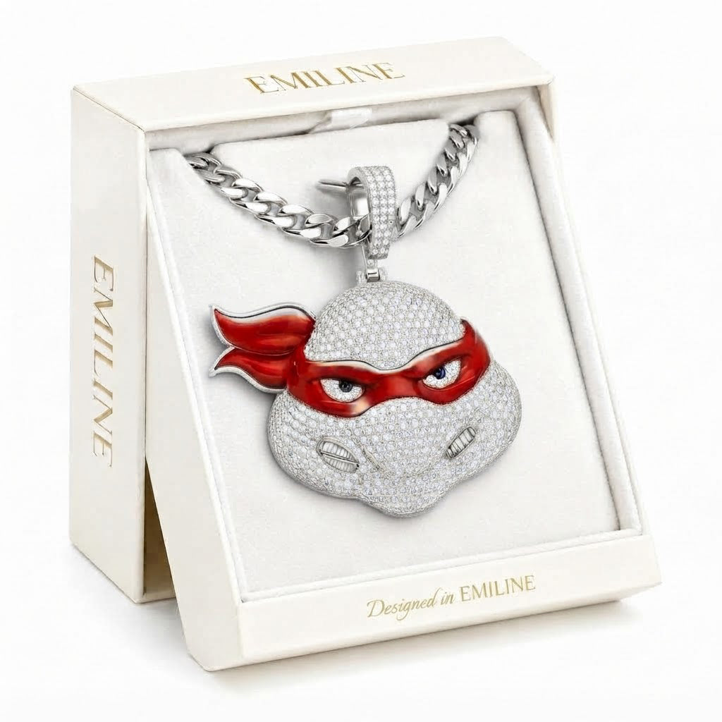 Ninja Turtle Face Pendant