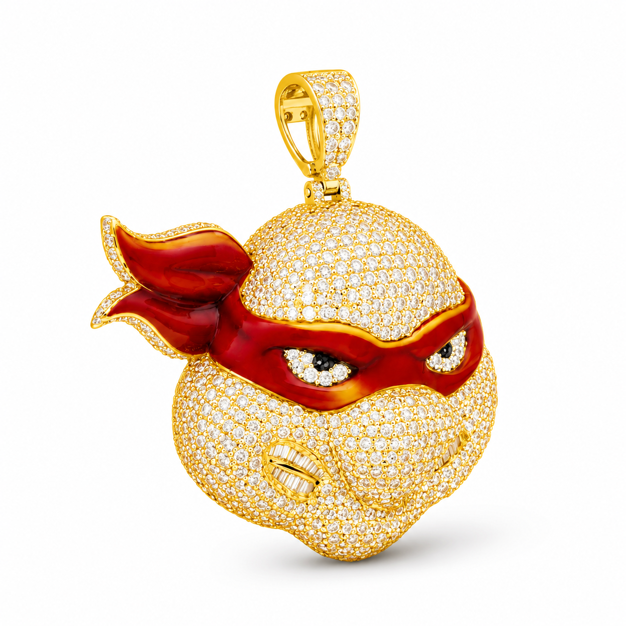 Ninja Turtle Face Pendant