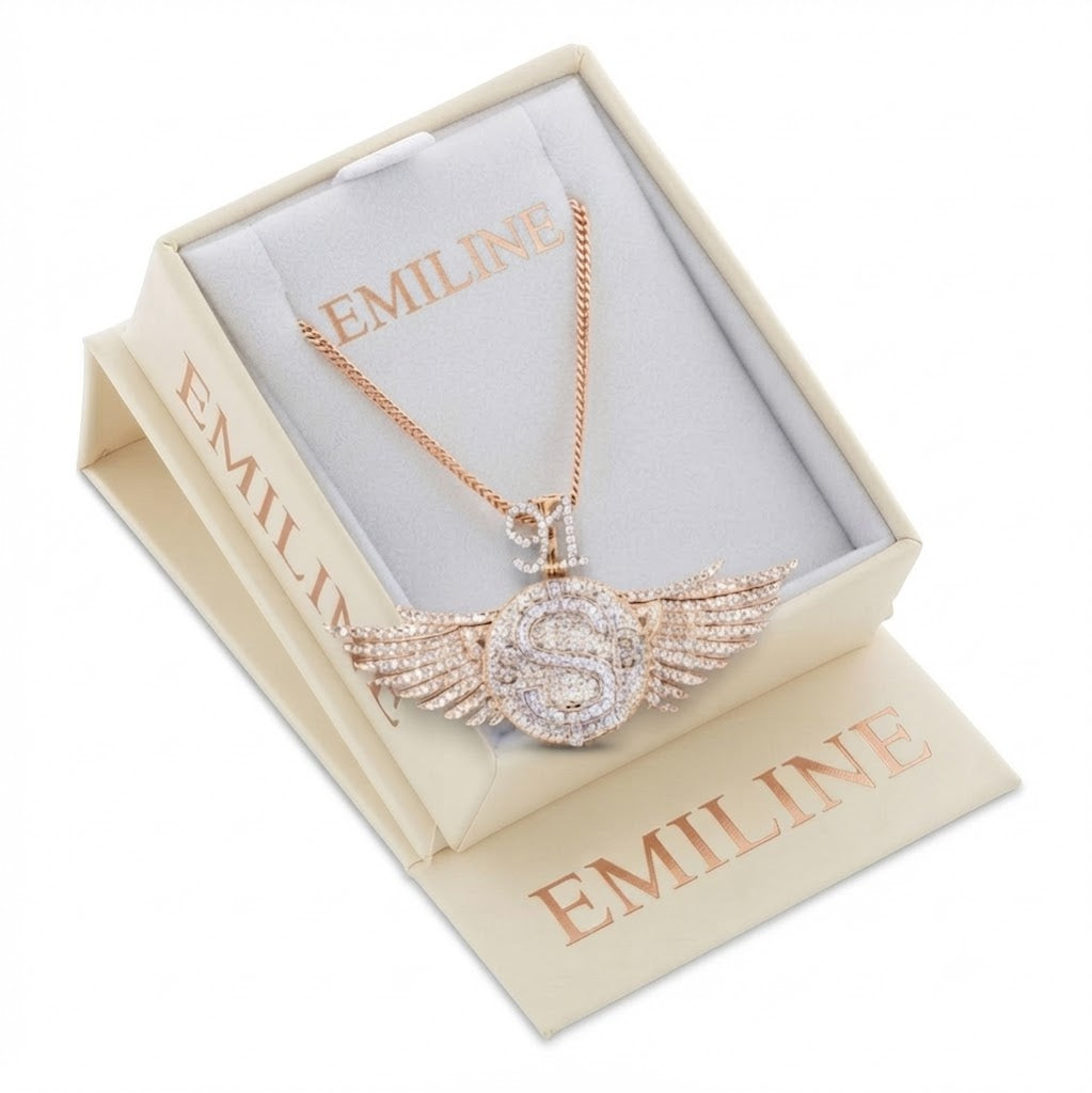 Winged Dollar Sign Custom Pendant