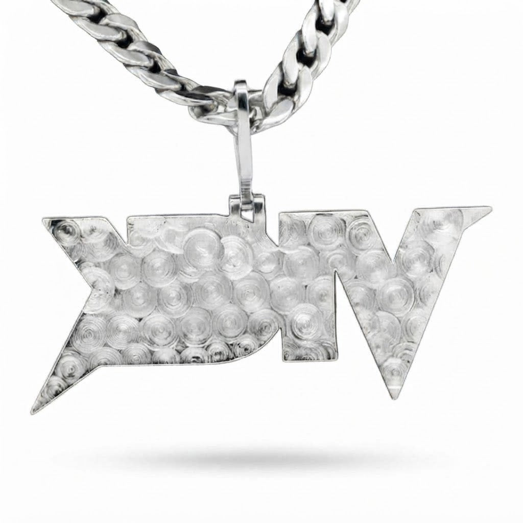 VICK Character Name Diamond Pendant