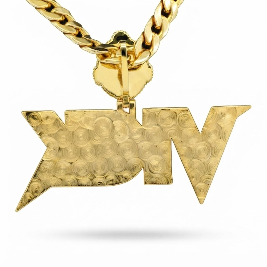 VICK Character Name Diamond Pendant
