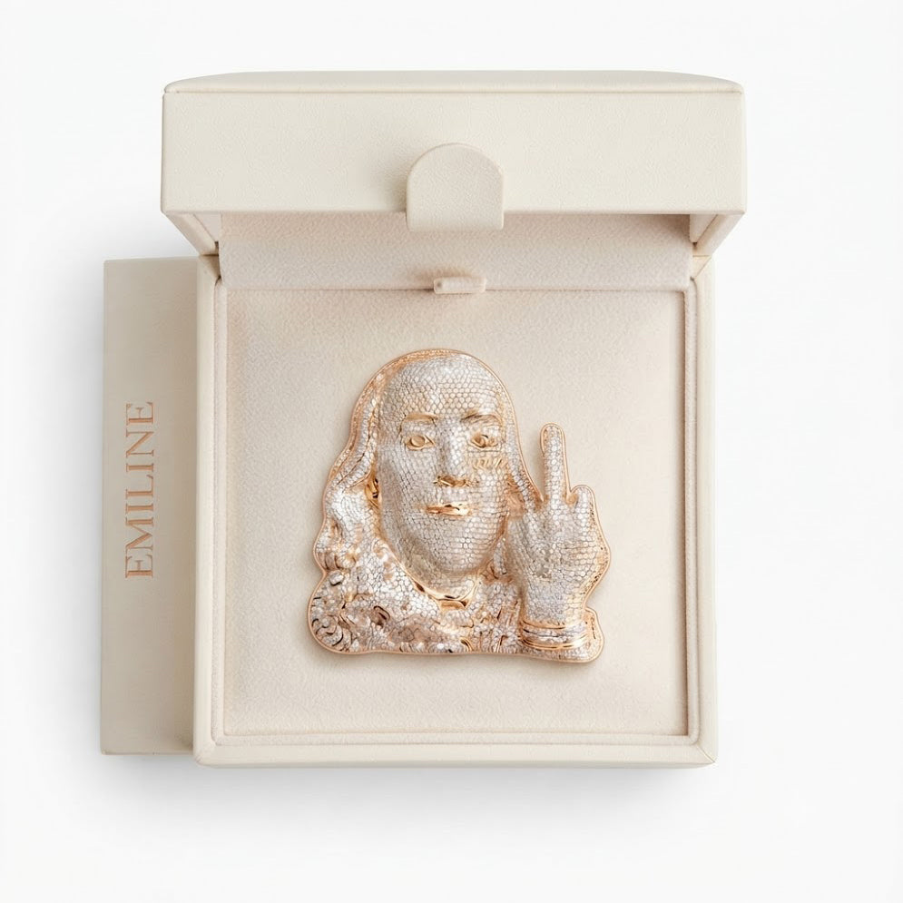 Meditating Buddha Hand Gesture Pendant