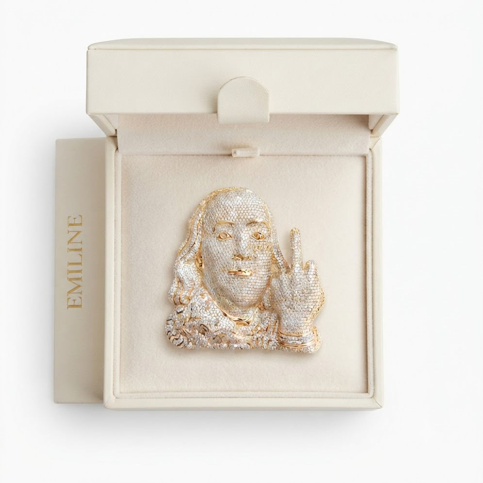 Meditating Buddha Hand Gesture Pendant