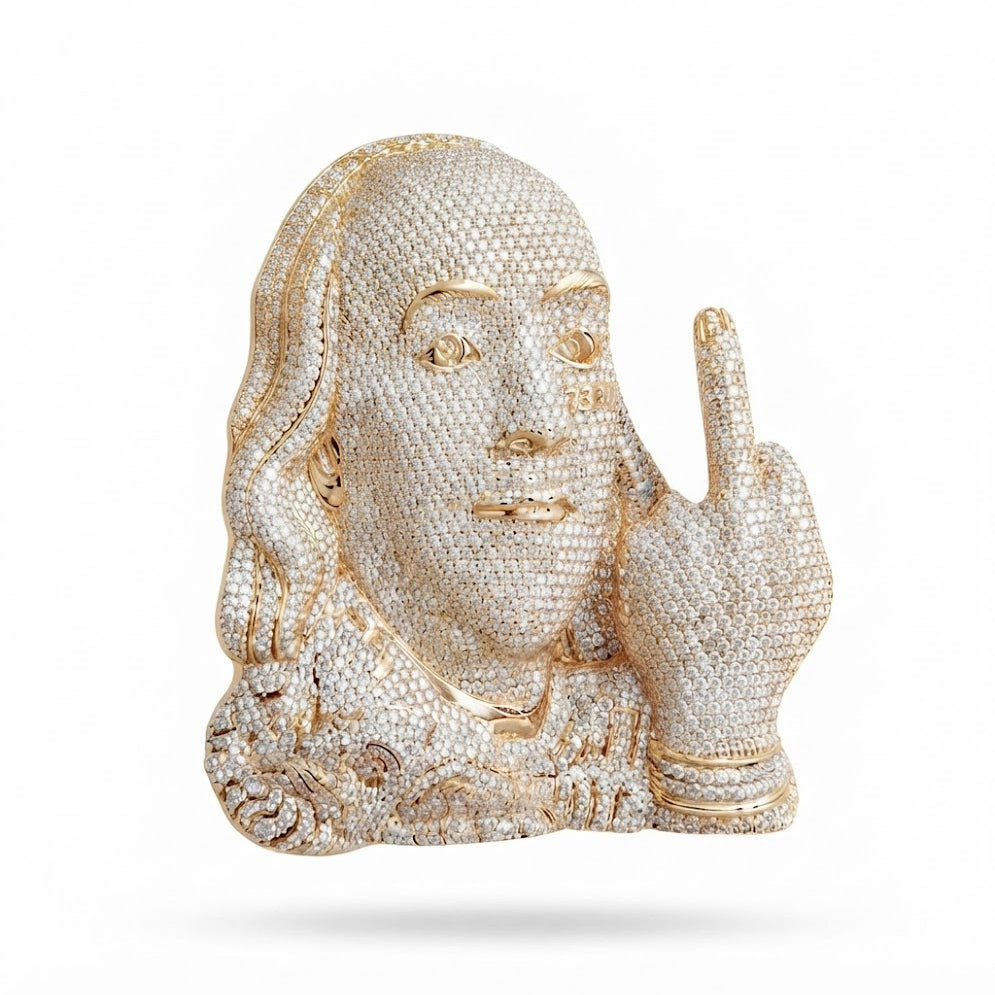 Meditating Buddha Hand Gesture Pendant