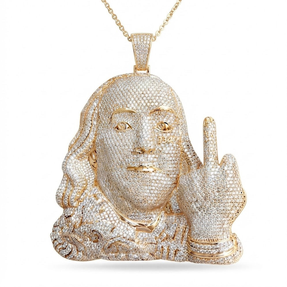 Meditating Buddha Hand Gesture Pendant
