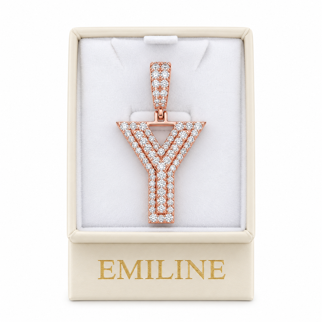 Y Letter Diamond Pendant