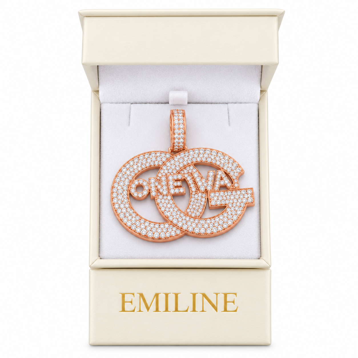 ONE WAY Interlocking Circle Pendant