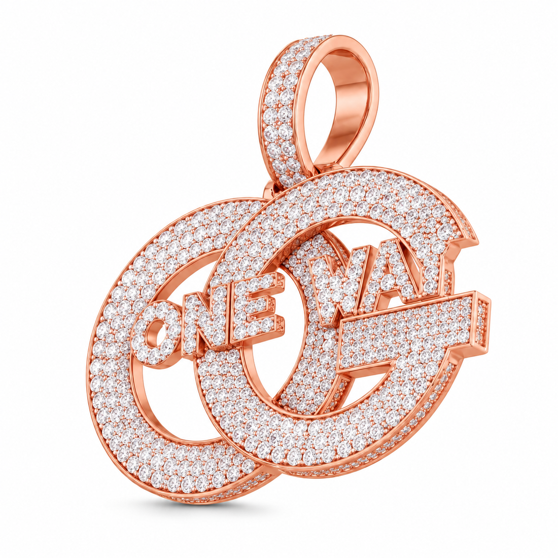 ONE WAY Interlocking Circle Pendant