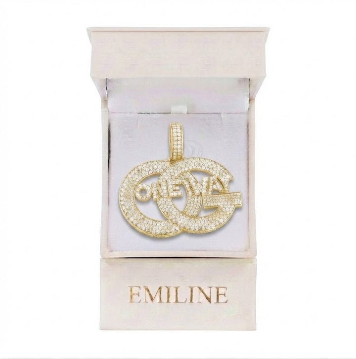 ONE WAY Interlocking Circle Pendant