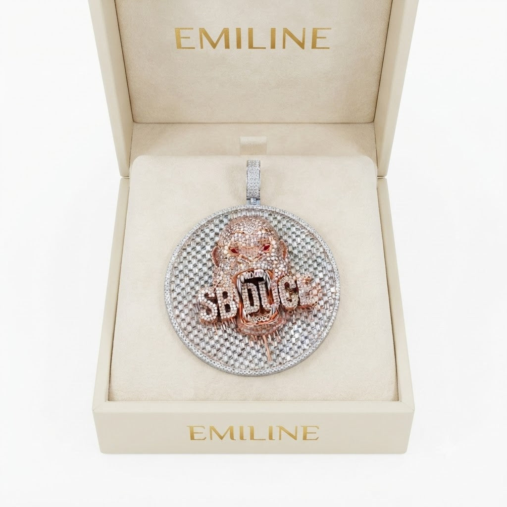 Circular Devil Mouth Pendant