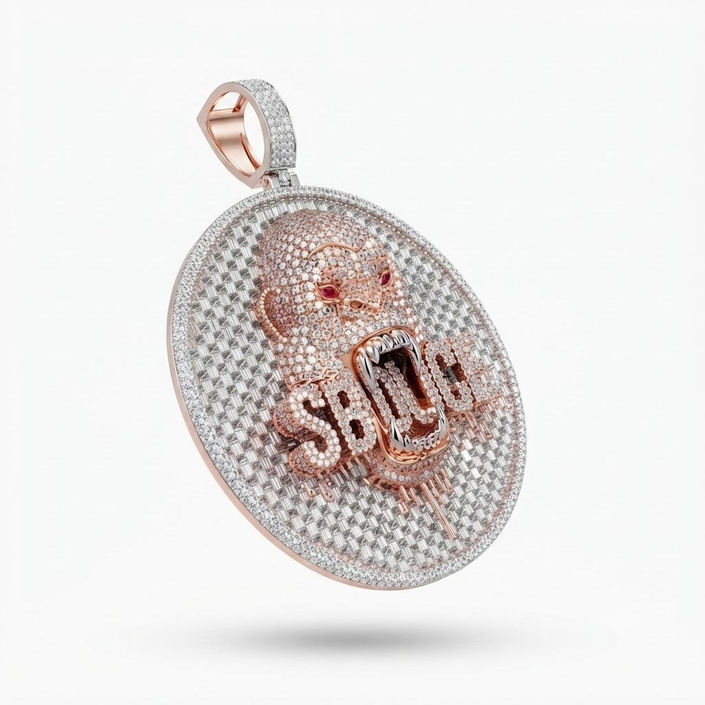 Circular Devil Mouth Pendant