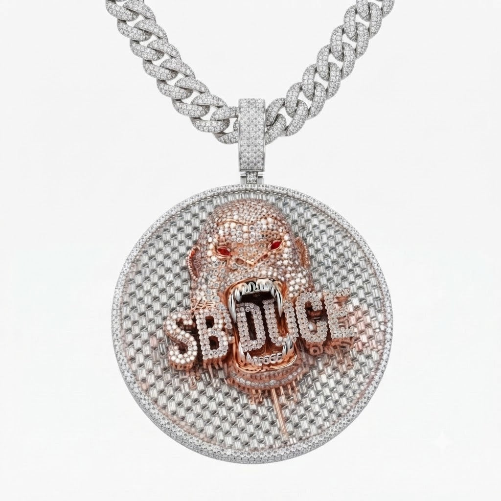 Circular Devil Mouth Pendant