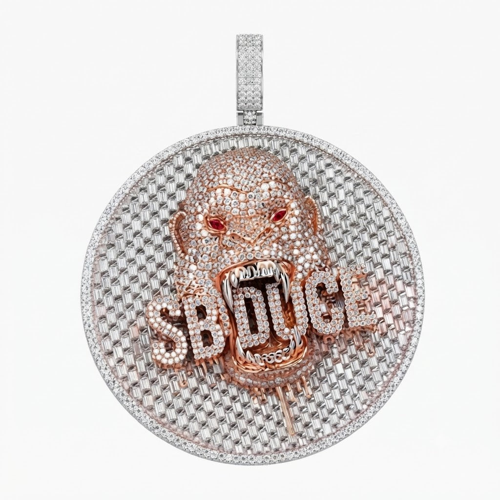 Circular Devil Mouth Pendant