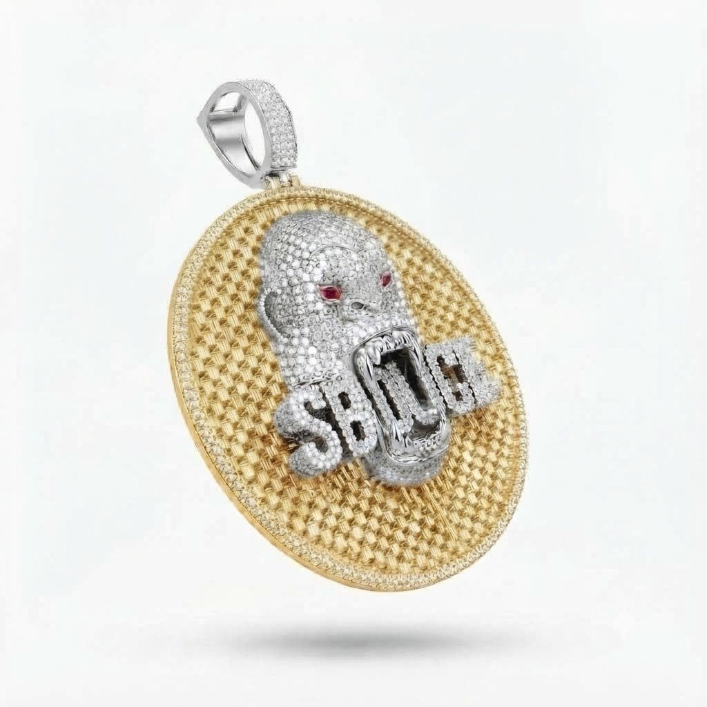 Circular Devil Mouth Pendant