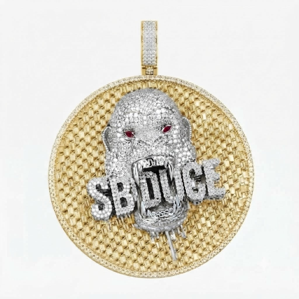 Circular Devil Mouth Pendant