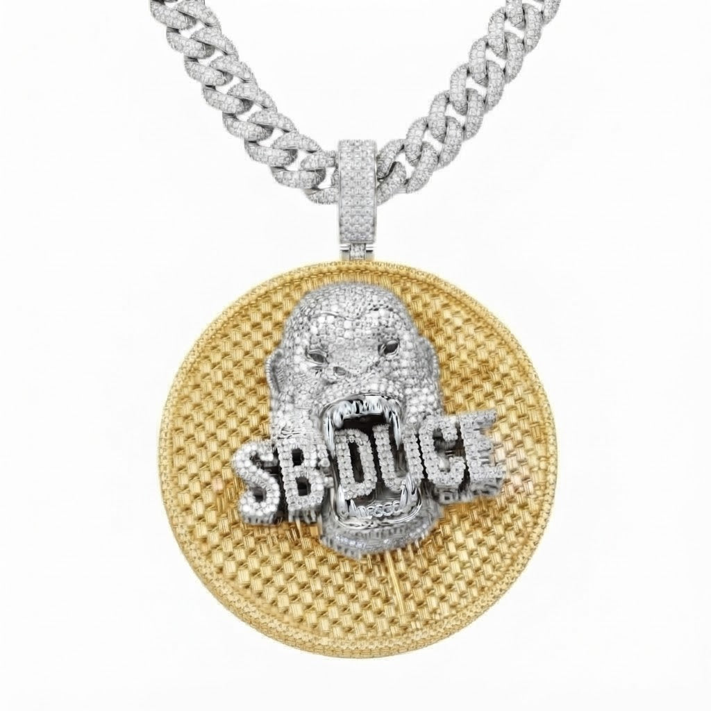 Circular Devil Mouth Pendant