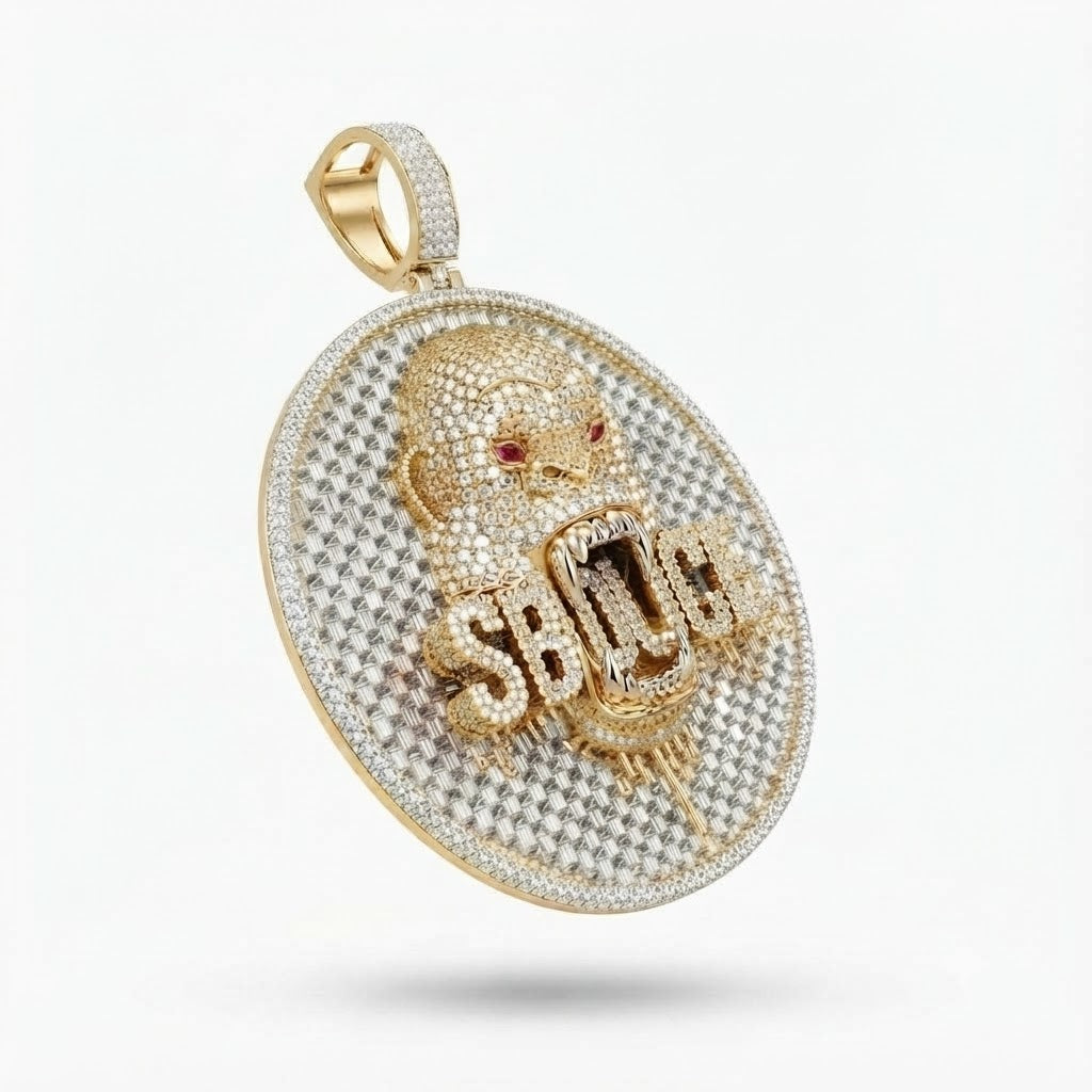 Circular Devil Mouth Pendant