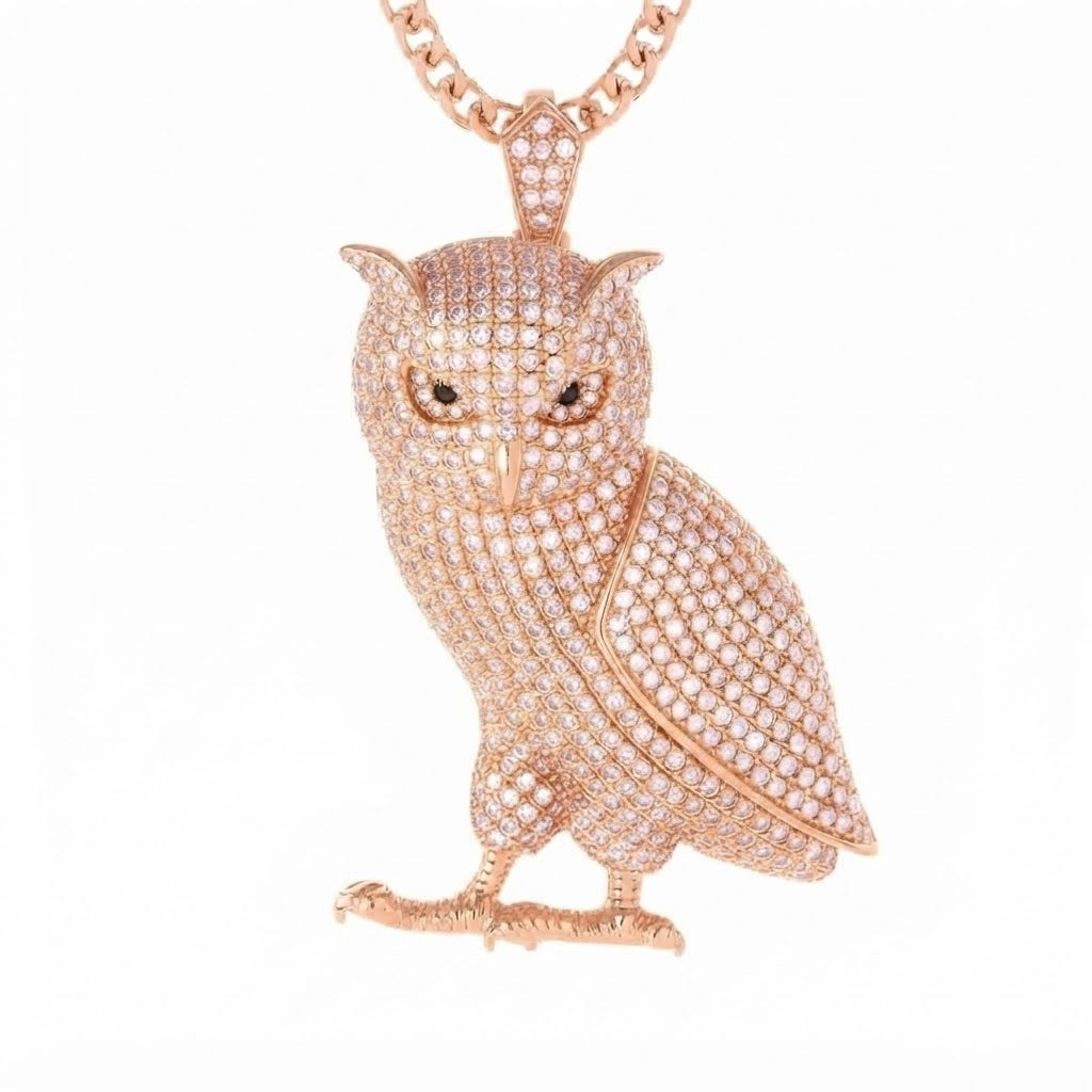 Owl Majesty Diamond Pendant