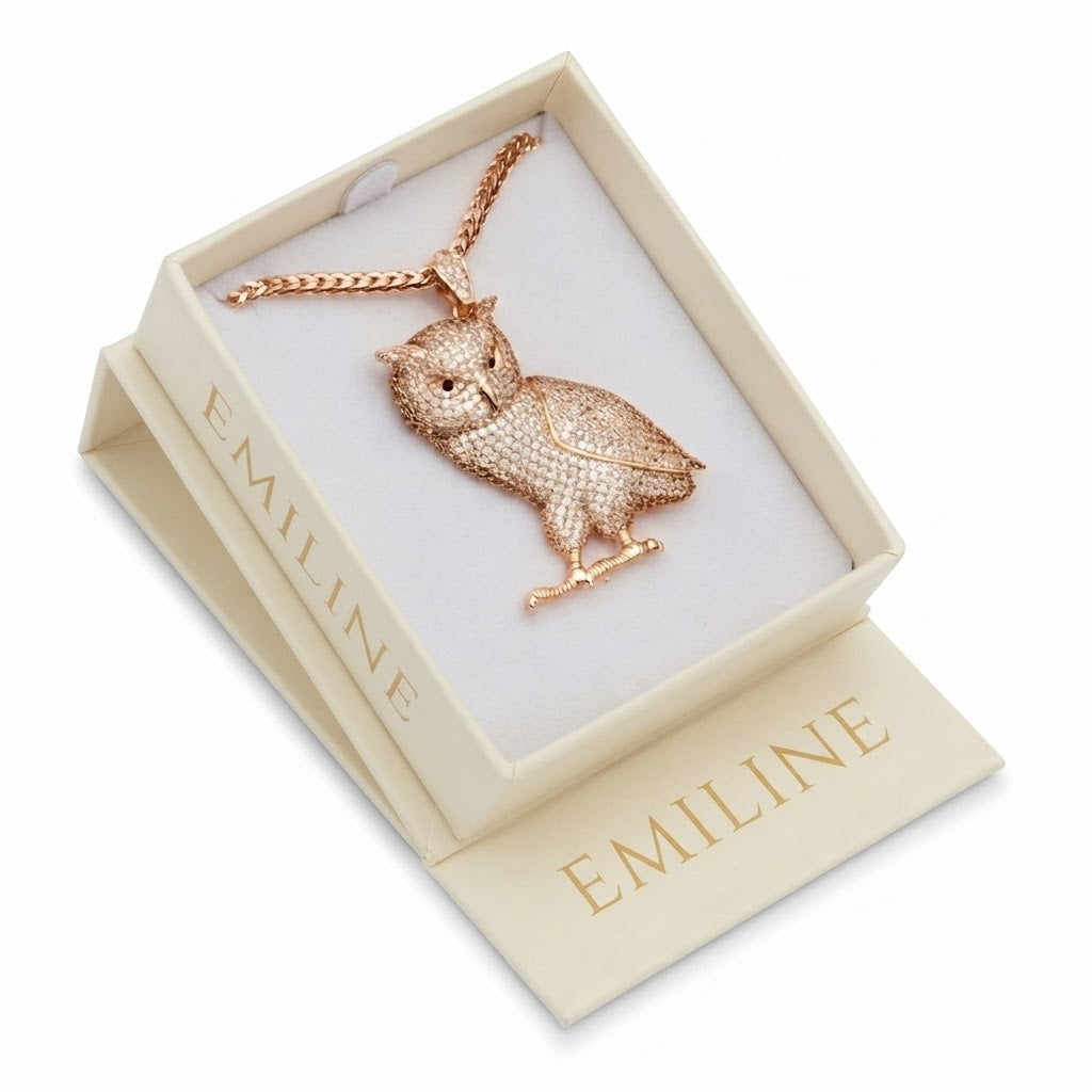 Owl Majesty Diamond Pendant