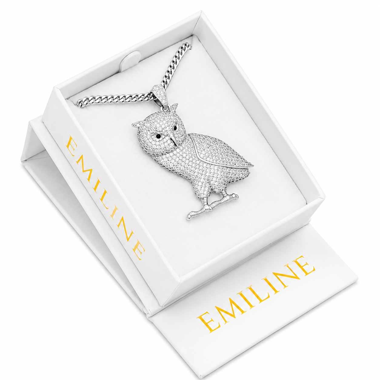 Owl Majesty Diamond Pendant