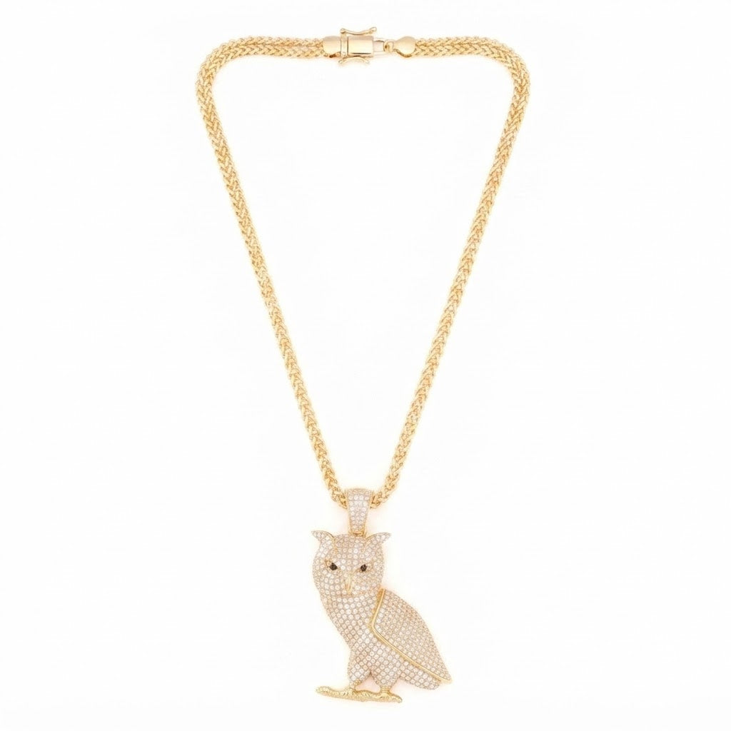 Owl Majesty Diamond Pendant