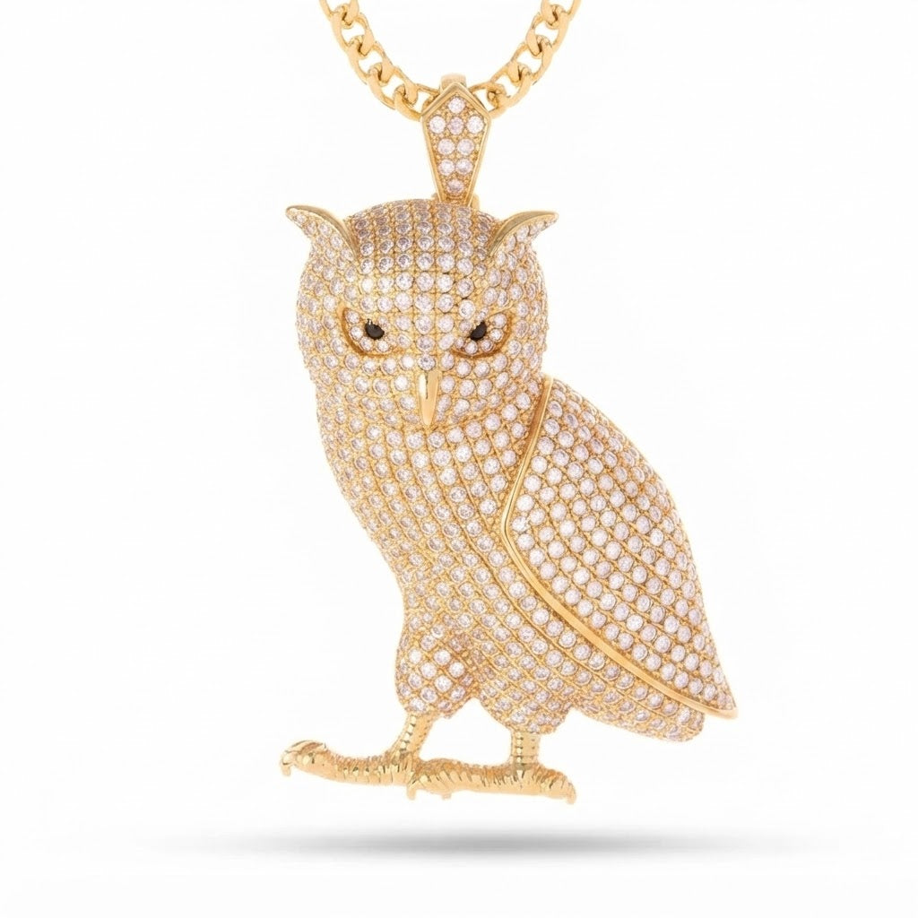 Owl Majesty Diamond Pendant