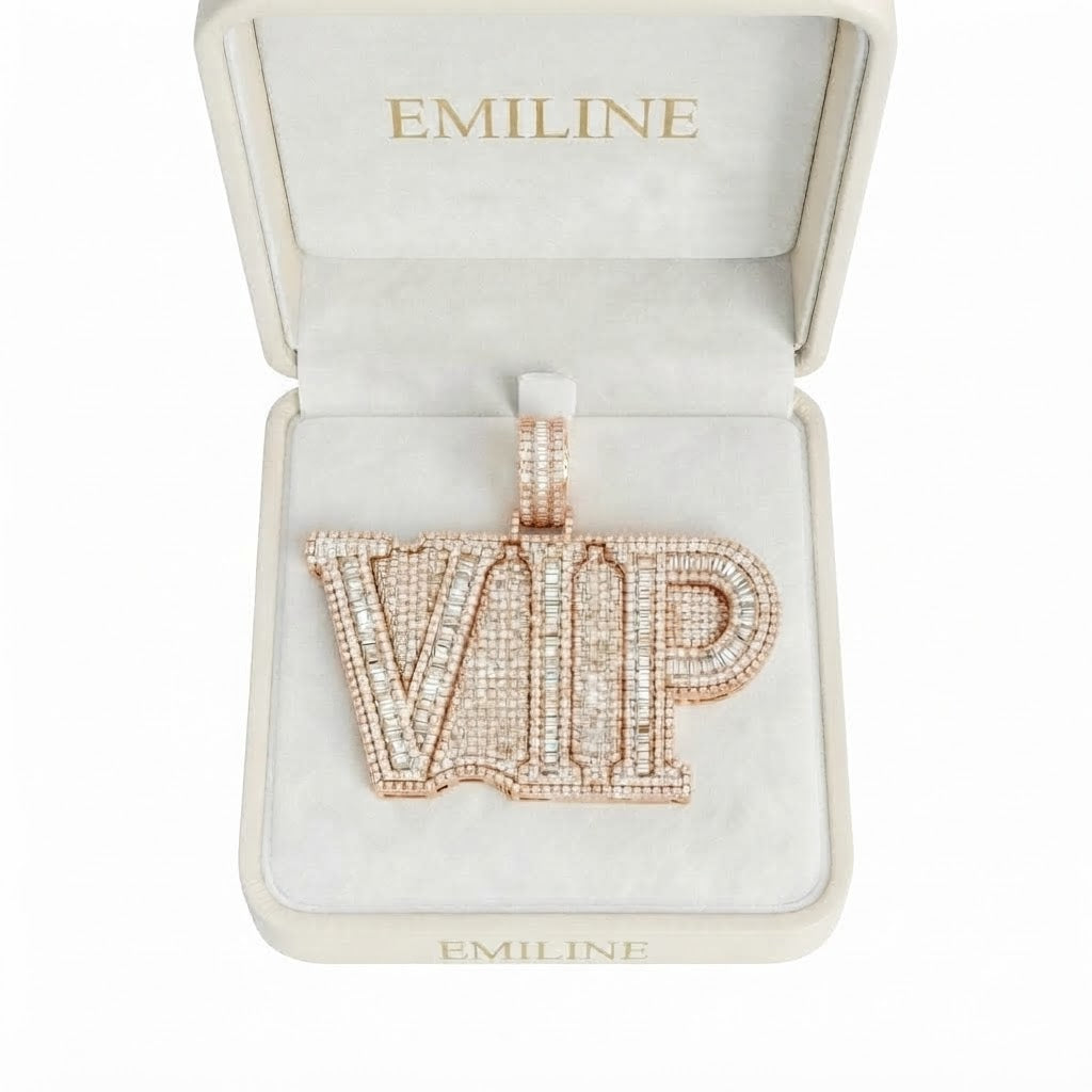 VIP Custom Letter Diamond Pendant