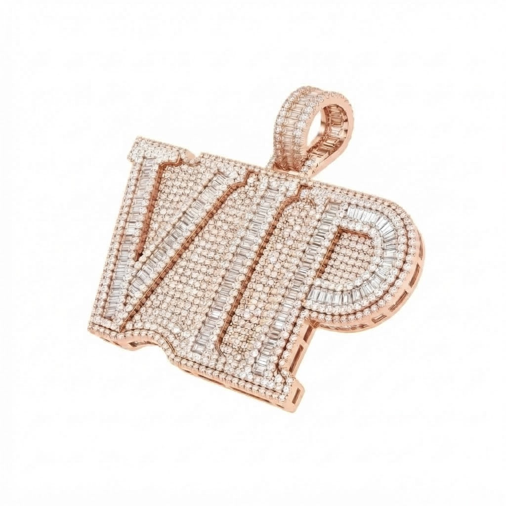 VIP Custom Letter Diamond Pendant