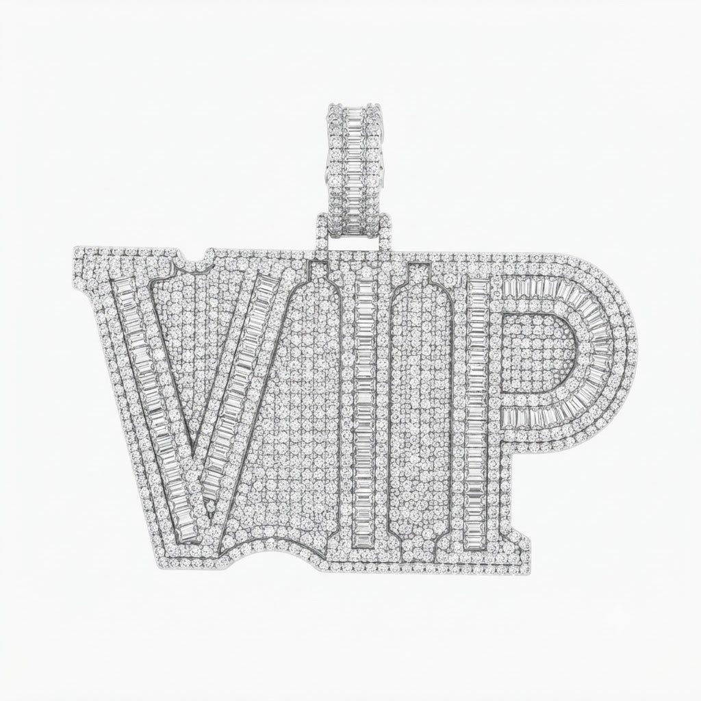 VIP Custom Letter Diamond Pendant