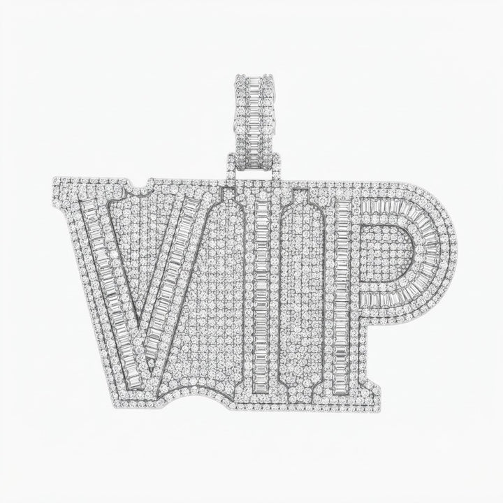 VIP Custom Letter Diamond Pendant