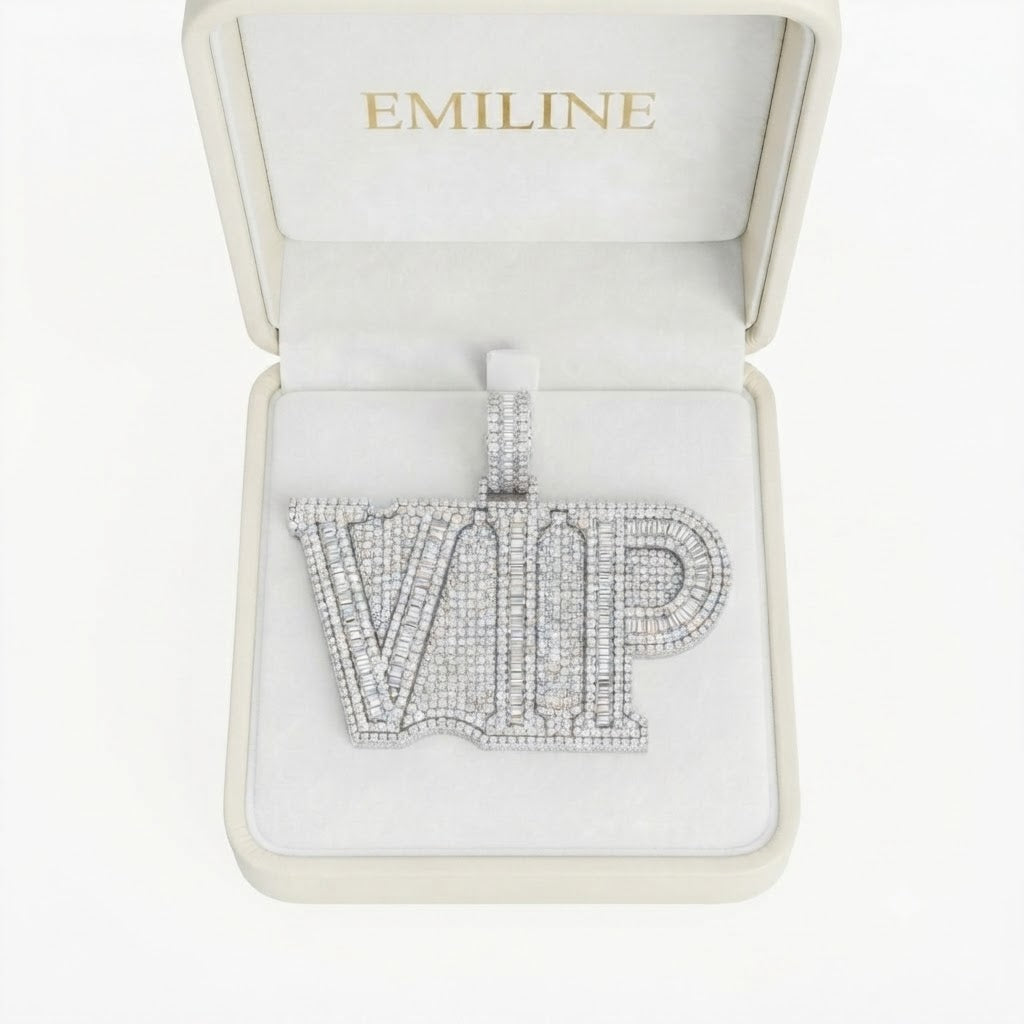 VIP Custom Letter Diamond Pendant