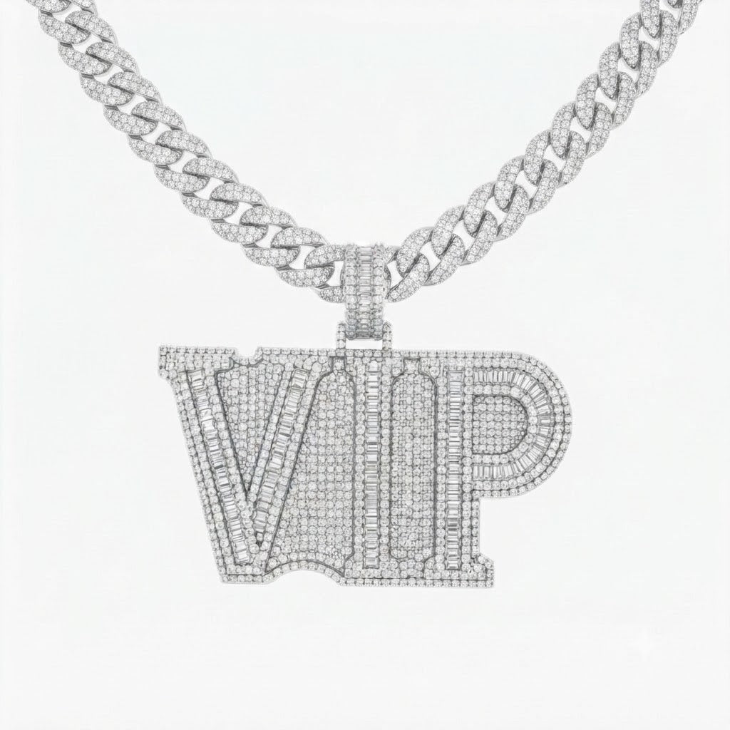 VIP Custom Letter Diamond Pendant