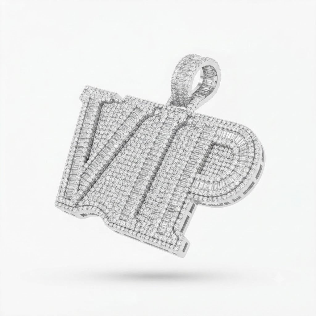 VIP Custom Letter Diamond Pendant