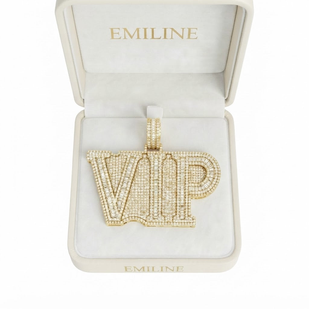 VIP Custom Letter Diamond Pendant