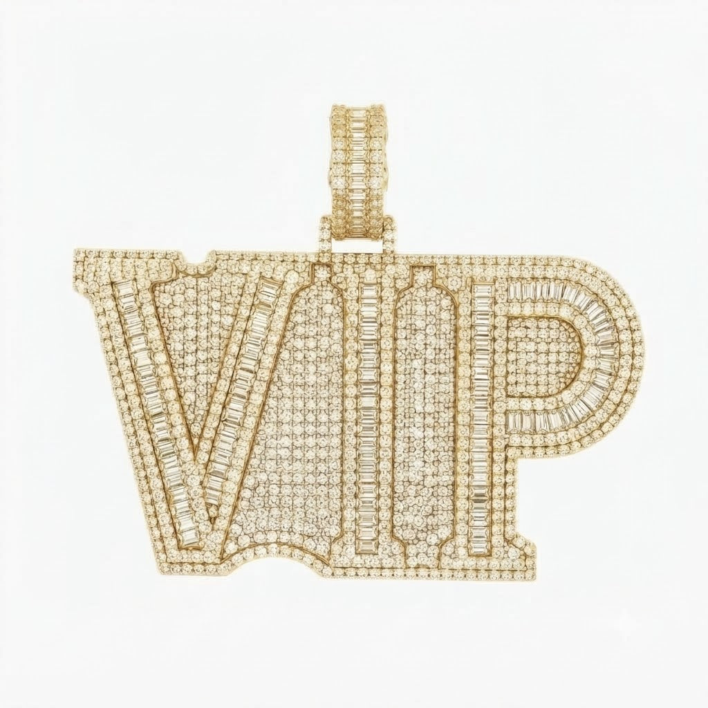 VIP Custom Letter Diamond Pendant