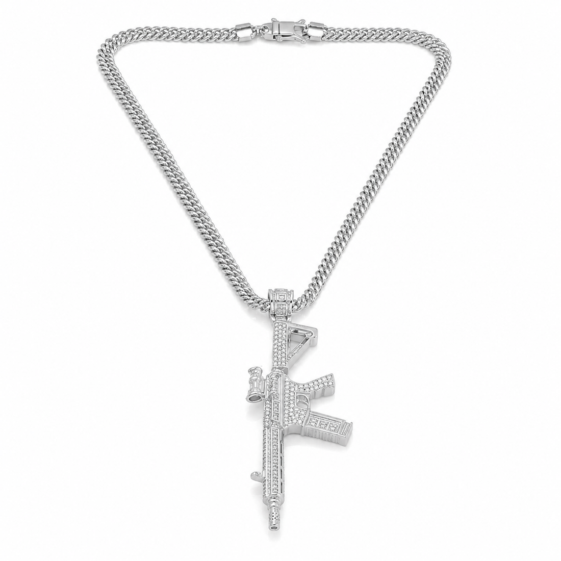 Pavé Rifle Diamond Pendant