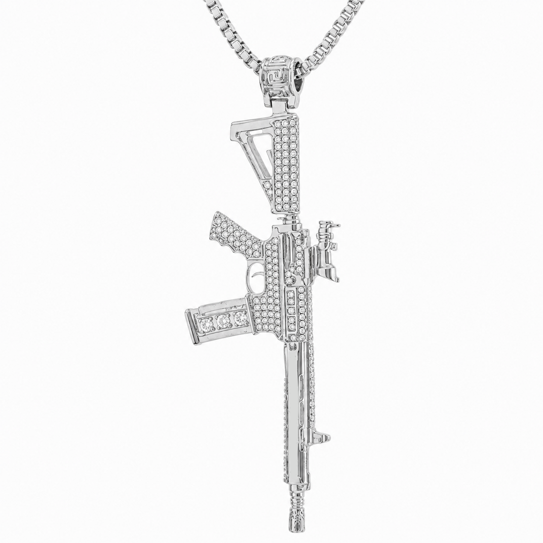 Pavé Rifle Diamond Pendant